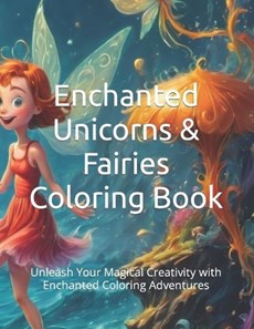 Enchanted Unicorns & Fairies Coloring Book