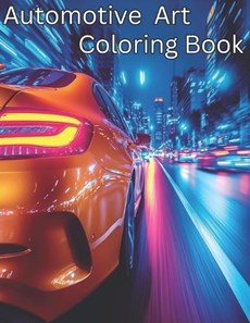 Automotive Art Coloring Book