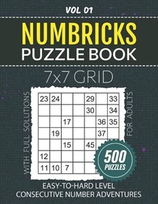 Numbricks Puzzle Book For Adults