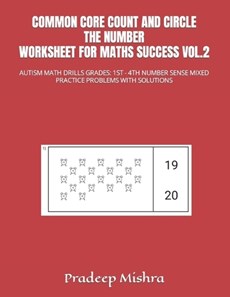 Common Core Count and Circle the Number Worksheet for Maths Success Vol.2