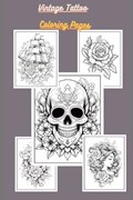 200+ Vintage Tattoo Coloring Pages | Charlie Adventure | 