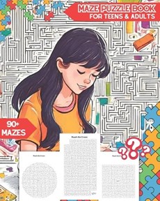 Maze puzzle Book for Teens and Adults