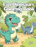 Fun Dinosaurs Coloring Book | Grey Black | 