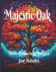 Majestic Oak Tree Coloring Pages for Adults