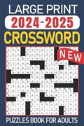 2024-2025 Large Print Crossword Puzzles Book For Adults | Parker Publisher | 