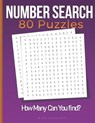 Number Search: Search and Find Number Puzzle Activity Book for Adults - Mind Puzzlers - 9798651519095