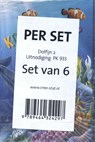 Uitnodigingen Dolfijn 2- PK 933 set van 6 -  - 9789464324297