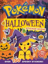 Pokemon Halloween Sticker Scene