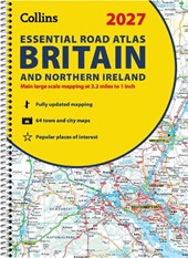 Collins Essential Road Atlas Britain and Northern Ireland 2027 (A4 Spiral)