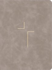 The Jesus Bible, ESV Edition, Leathersoft, Stone
