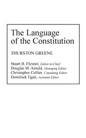 The Language of the Constitution