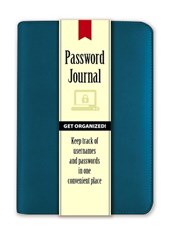 Password Journal: Caribbean Blue