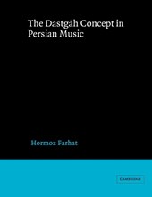 The Dastgah Concept in Persian Music