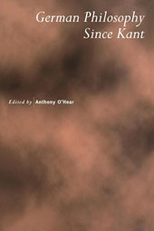 German Philosophy since Kant
