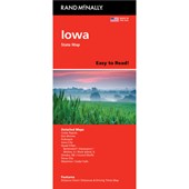 Rand McNally Easy to Read: Iowa State Map
