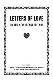 Letters of Love - to our new breast friends