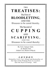 Bloodletting and Cupping
