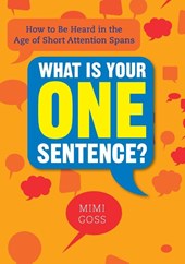 What Is Your One Sentence?