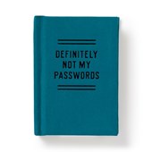 Definitely Not My Passwords Tiny Diary
