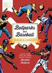 Ballparks and Baseball Sticker & Logbook