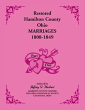 Restored Hamilton County, Ohio, Marriages, 1808-1849