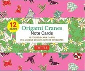 Origami Cranes Note Cards 12 Cards