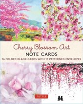 Cherry Blossom Art 16 Note Cards