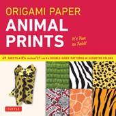 Origami Paper - Animal Prints - 8 1/4" - 49 Sheets