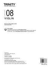VIOLIN 20202023 GRADE 8 PART ONLY