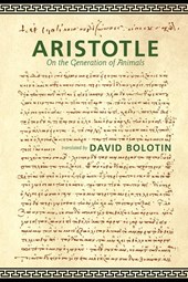 Aristotle: On the Generation of Animals