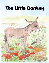 THE LITTLE DONKEY, children's colouring book