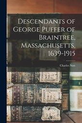 DESCENDANTS OF GEORGE PUFFER O
