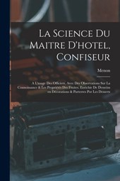 Cent, M: Science du maitre d'hotel, confiseur
