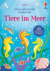 Meine glitzernde Stickerwelt: Tiere im Meer