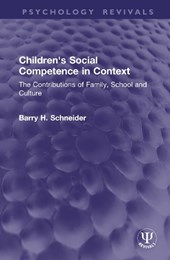 Children's Social Competence in Context