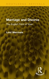 Marriage and Divorce