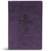 KJV Rainbow Study Bible, Purple Leathertouch