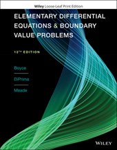 Elementary Differential Equations and Boundary Value Problems