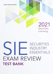 Wiley Securities Industry Essentials Test Bank Flatpack 2021