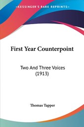 First Year Counterpoint