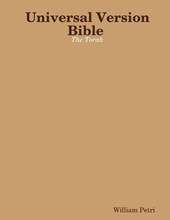 Universal Version Bible the Torah