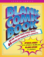 BLANK COMIC BK (STENCIL INCLUD