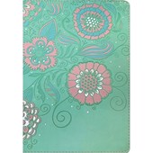NLT Girls Life Application Study Bible, Teal/Pink
