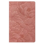 Premium Gift Bible Nlt, Filament Enabled (Leatherlike, Dusty Pink Petals, Red Letter)