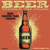 Beer--Through the Years 2026 Wall Calendar