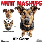 Mutt Mashups 2026 12 X 12 Wall Calendar