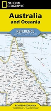 Australia and Oceania Reference Map (Folded)