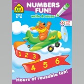 School Zone Numbers Fun! Write & Reuse Workbook