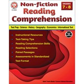 Nonfiction Reading Comprehension Workbook, Grades 7 - 8