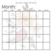 Blank Calendar